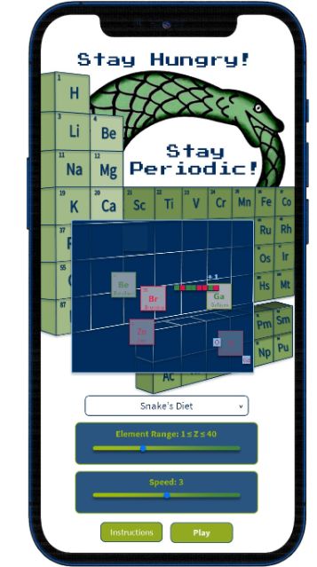 Snakeleev: learning the periodic table through play